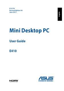 Asus E410 manual. Camera Instructions.